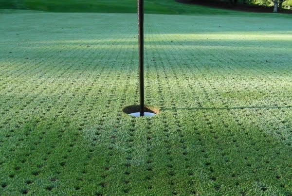 Greens Aerification